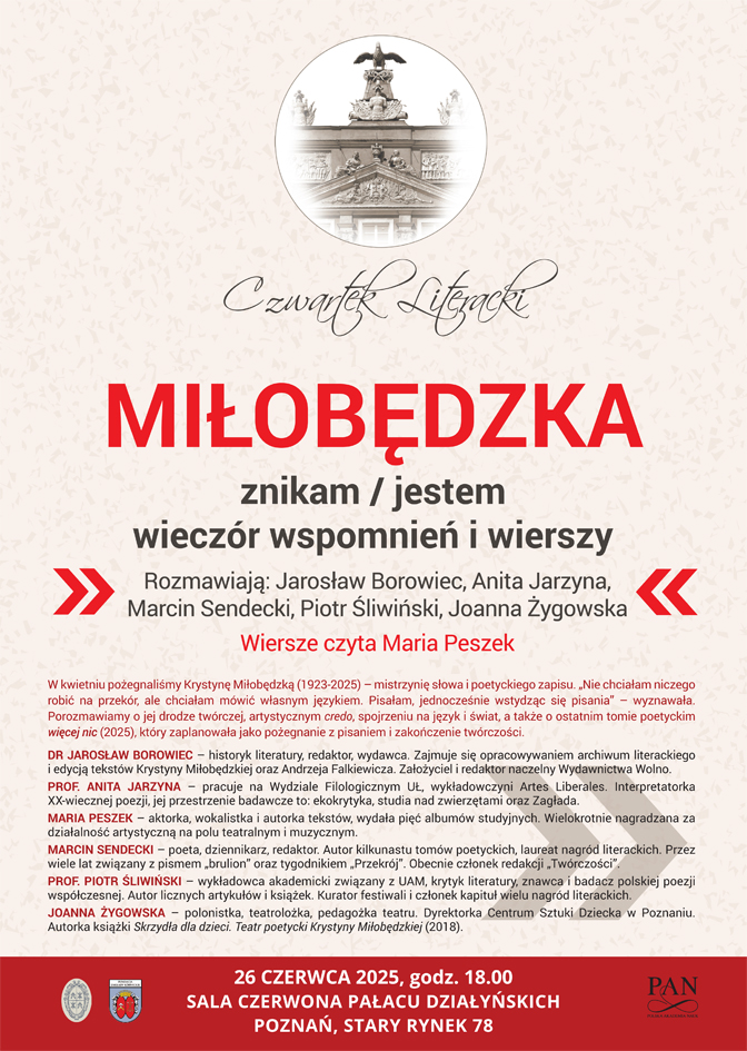 Wszystkie informacje z plakatu znajdują się w treści komunikatu.