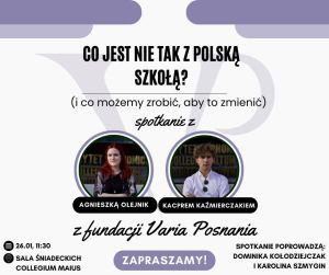 „Co jest nie tak z polską szkołą (i co możemy zrobić, aby to zmienić)?”