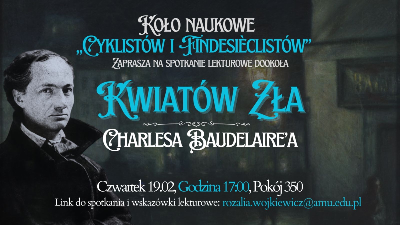 Wszystkie informacje z plakatu znajdują się w treści komunikatu.