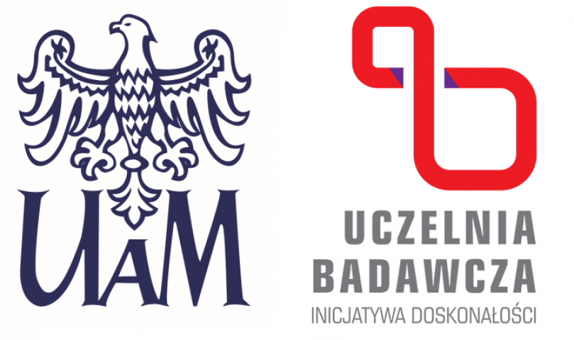 Logotyp UAM połączony z logotypem projektu 