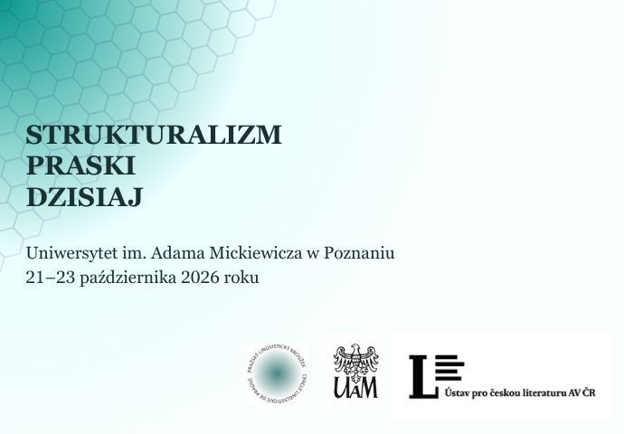 Na tle struktury przypominającej plaster miodu umieszczono tytuł konferencji 