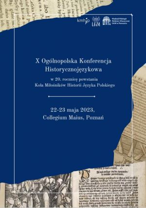 Konferencja z okazji 20. rocznicy powstania Koła Miłośników Historii Języka Polskiego